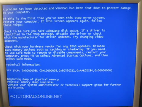 SP3 BSOD